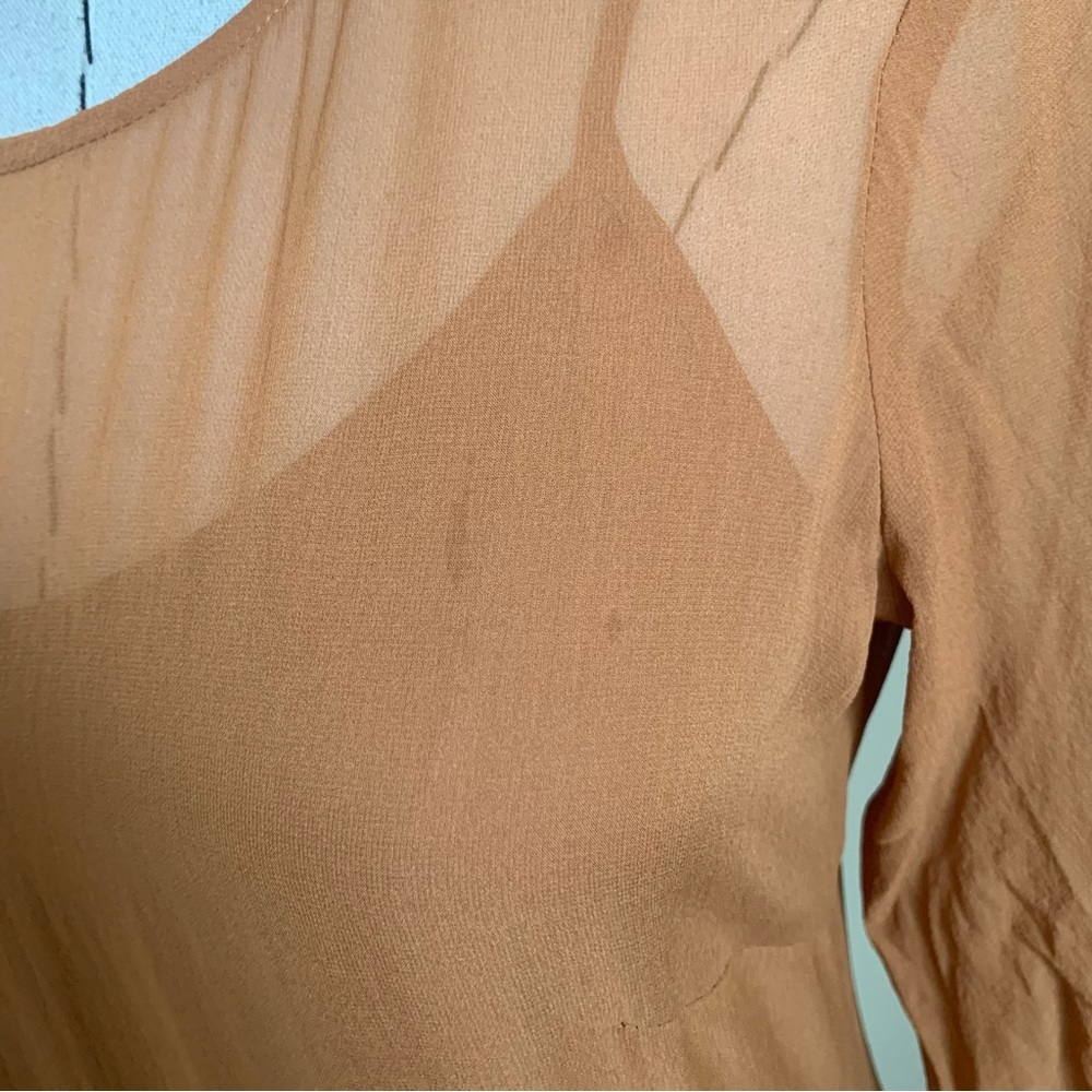 Madewell x Alexa Chung Carine Silk Dress sz 0 - Picture 10 of 12